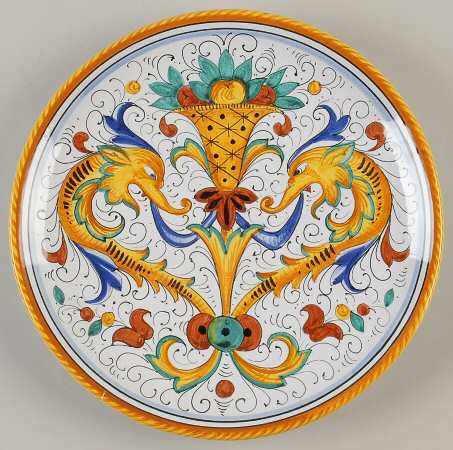 Raffaellesco (Scalloped) 10" Wall Plate