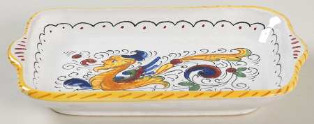 Raffaellesco (Scalloped) 7" Rectangular Tray