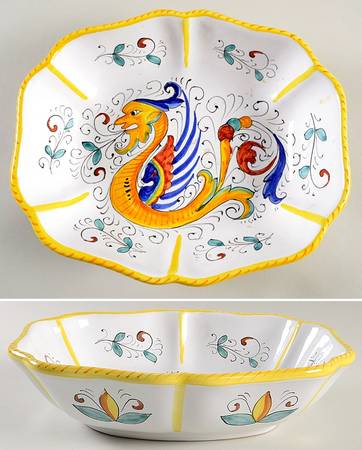 Raffaellesco (Scalloped) 11" Scalloped Bowl