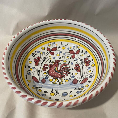 Red Rooster Coupe Soup Bowl