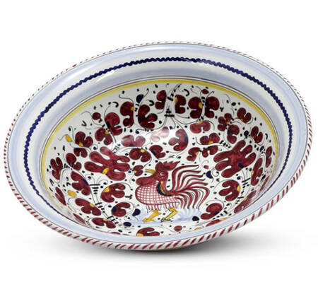 Red Rooster 13" Pasta Serving Bowl