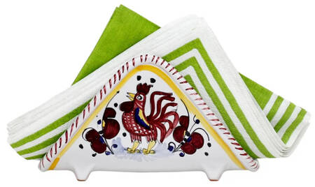 Red Rooster Napkin Holder
