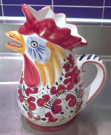 Red Rooster Pitcher