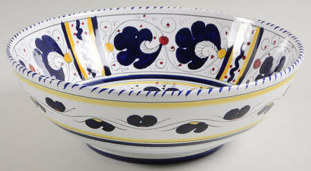 Blue Rooster 10" Large Salad Serving Bowl