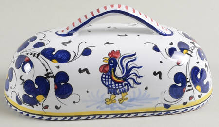 Blue Rooster Lid for 1/4 Lb Butter