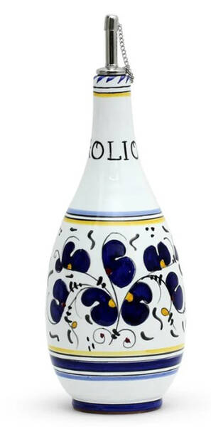 Blue Rooster Oil Jar & Stopper