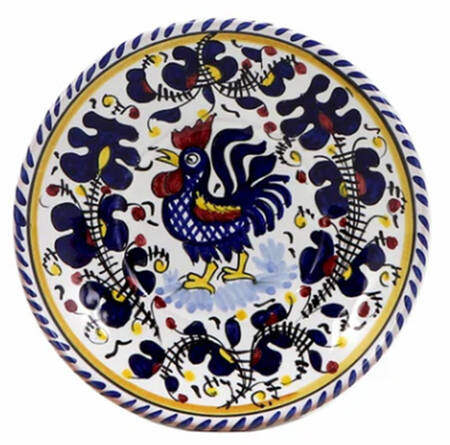 Blue Rooster Bread & Butter Plate
