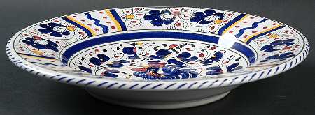 Blue Rooster Large Rim Soup Bowl