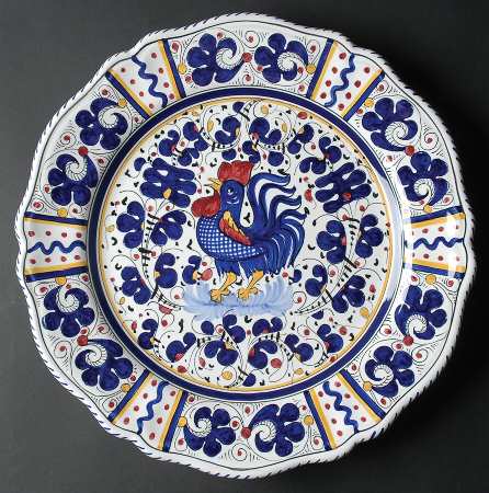 Blue Rooster 14" Chop Plate (Round Platter)