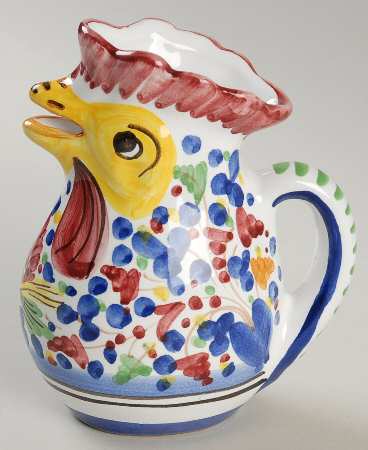 Blue Rooster Rooster Creamer