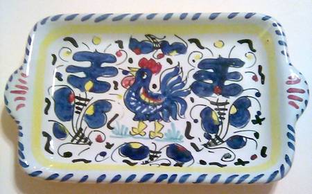 Blue Rooster 7" Handled Tray