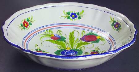 Garofano 10" Large Salad Serving Bowl