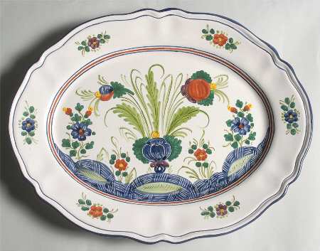 Garofano 16" Oval Serving Platter