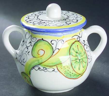 Macedonia Sugar Bowl & Lid