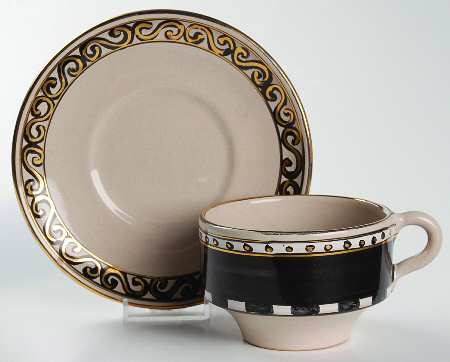 Moresco Flat Cup & Saucer Set