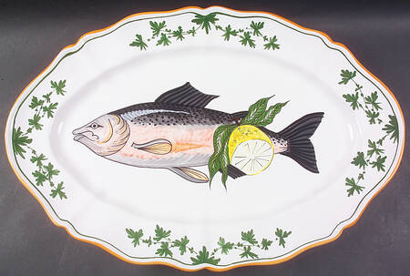 Fish (Fish with Lemons) 23" Oval Serving Platter