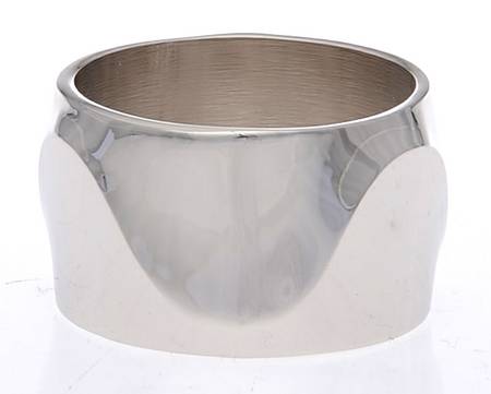 Origami Talc Metal Napkin Ring