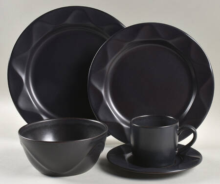 Origami Onyx 5 Piece Place Setting