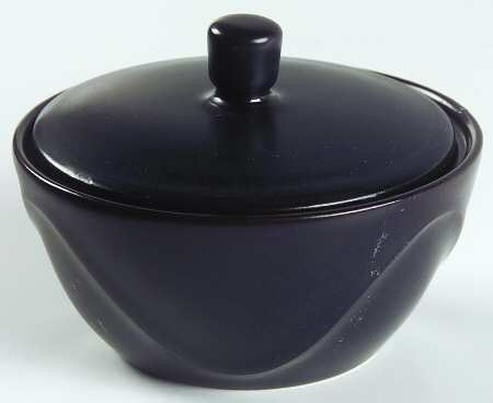 Origami Onyx Sugar Bowl & Lid