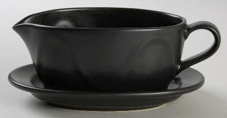 Origami Onyx Gravy Boat & Underplate
