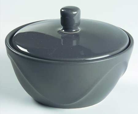 Origami Slate Sugar Bowl & Lid
