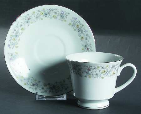 Elegance (Coupe) Footed Cup & Saucer Set