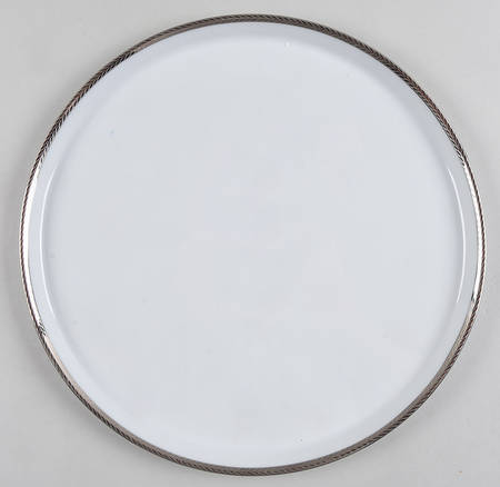 Laurel Platinum Cake Plate