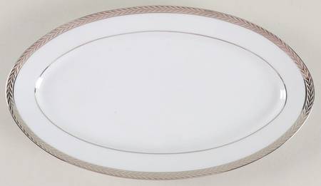 Laurel Platinum Relish/Gravy Underplate