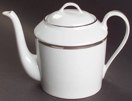 Laurel Platinum Teapot & Lid