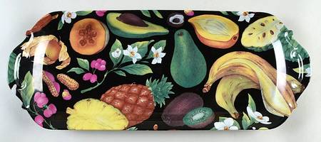 Tropical Fruits Rectangular Tray
