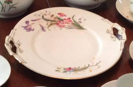 DEI54 Handled Cake Plate