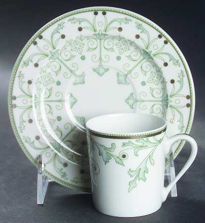 Baalbek Flat Demitasse Cup & Saucer Set
