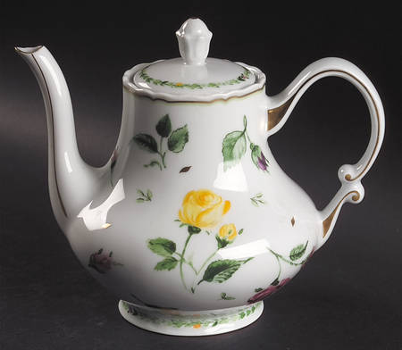 Parfum De Roses Teapot & Lid