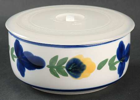 San Nicolo 5" Storage Bowl Ceramic with Plastic Lid