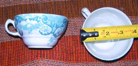 Empire Blue Flat Cup