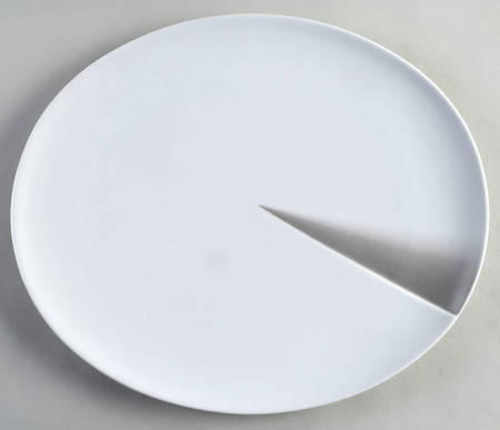 Linea Wedge (Gray Wedge) 14" Oval Serving Platter