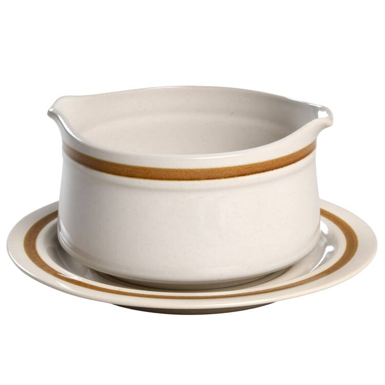 Sand Pebbles Gravy Boat & Underplate