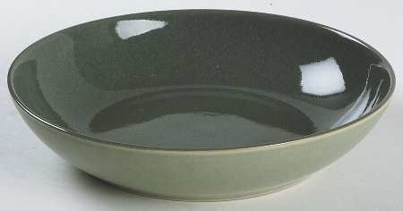 Calm (Dark Green & Matte) 8" Individual Pasta Bowl