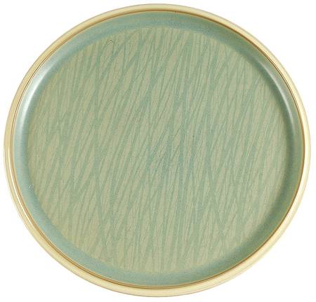 Calm (Dark Green & Matte) 13" Chop Plate (Round Platter)