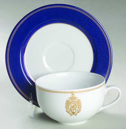 Lutece Flat Cup & Saucer Set