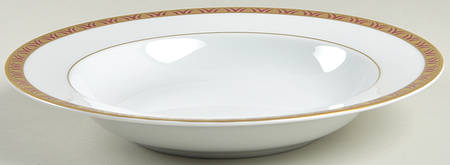 Rizieres Rouge Rim Soup Bowl