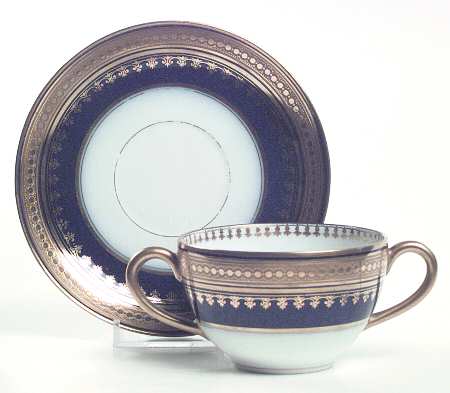 DEI58 Flat Bouillon Cup & Saucer