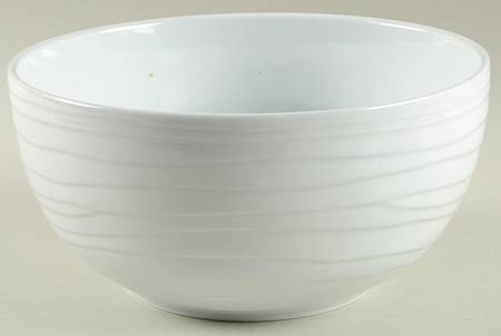 Glace White 9" Salad Serving Bowl