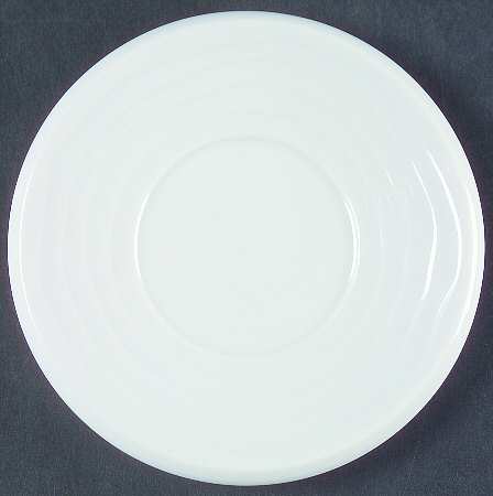 Glace White Saucer for Demitasse Cup