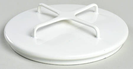 Kobenstyle White (Older) 2 Quart Metal Covered Casserole, Lid Only