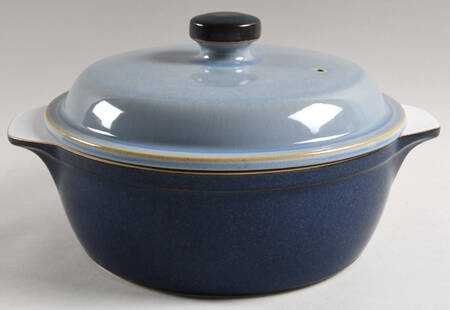 Blue Jetty 2.5 Qt Round Covered Casserole