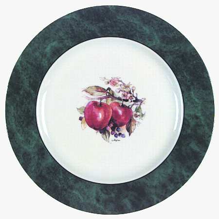 Scala Fruits Green Salad/Dessert Plate