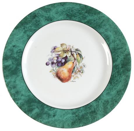 Scala Fruits Green Salad/Dessert Plate