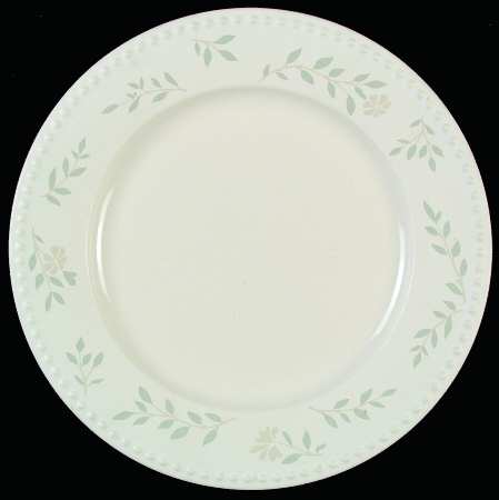 Sage Rye Flowers Dinner Plate