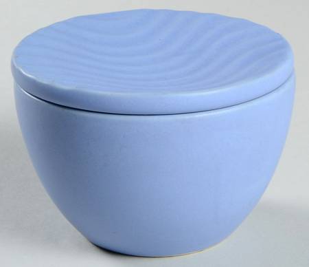 Tsunami Blue Sugar Bowl & Lid